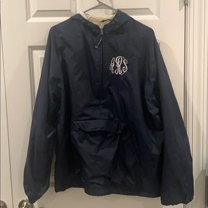 Charles River Packable Pullover Rain Jacket Sz L